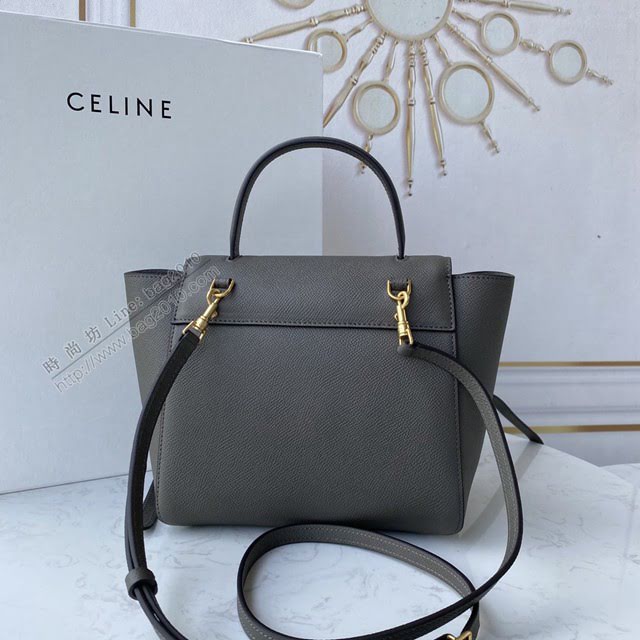 Celine女包 賽琳經典款中號女包 Celine belt bag 掌紋牛皮鯰魚包 189153  slyd2192